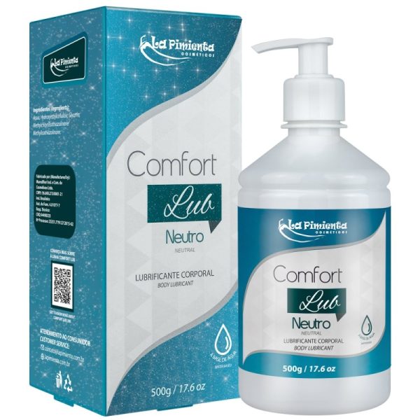 Comfort Lub Lubrificante Neutro A Base D'agua 500g La Pimienta